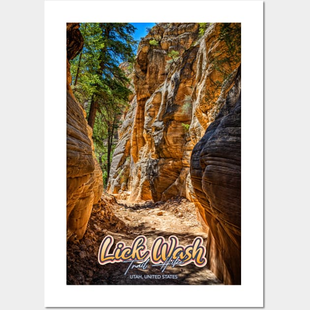 Lick Wash Trail Hike Wall Art by Gestalt Imagery